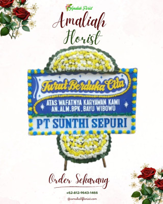 Papan Bunga Duka di Kampung Rawa