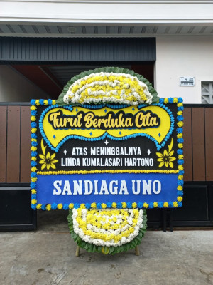 Papan Bunga Duka di Kampung Rawa